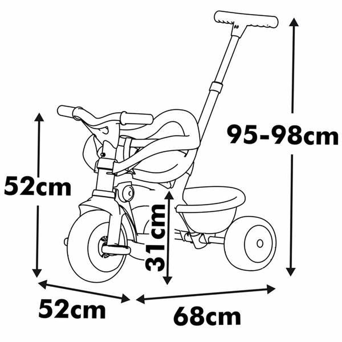 Tricycle Smoby Be Move Confort Rose