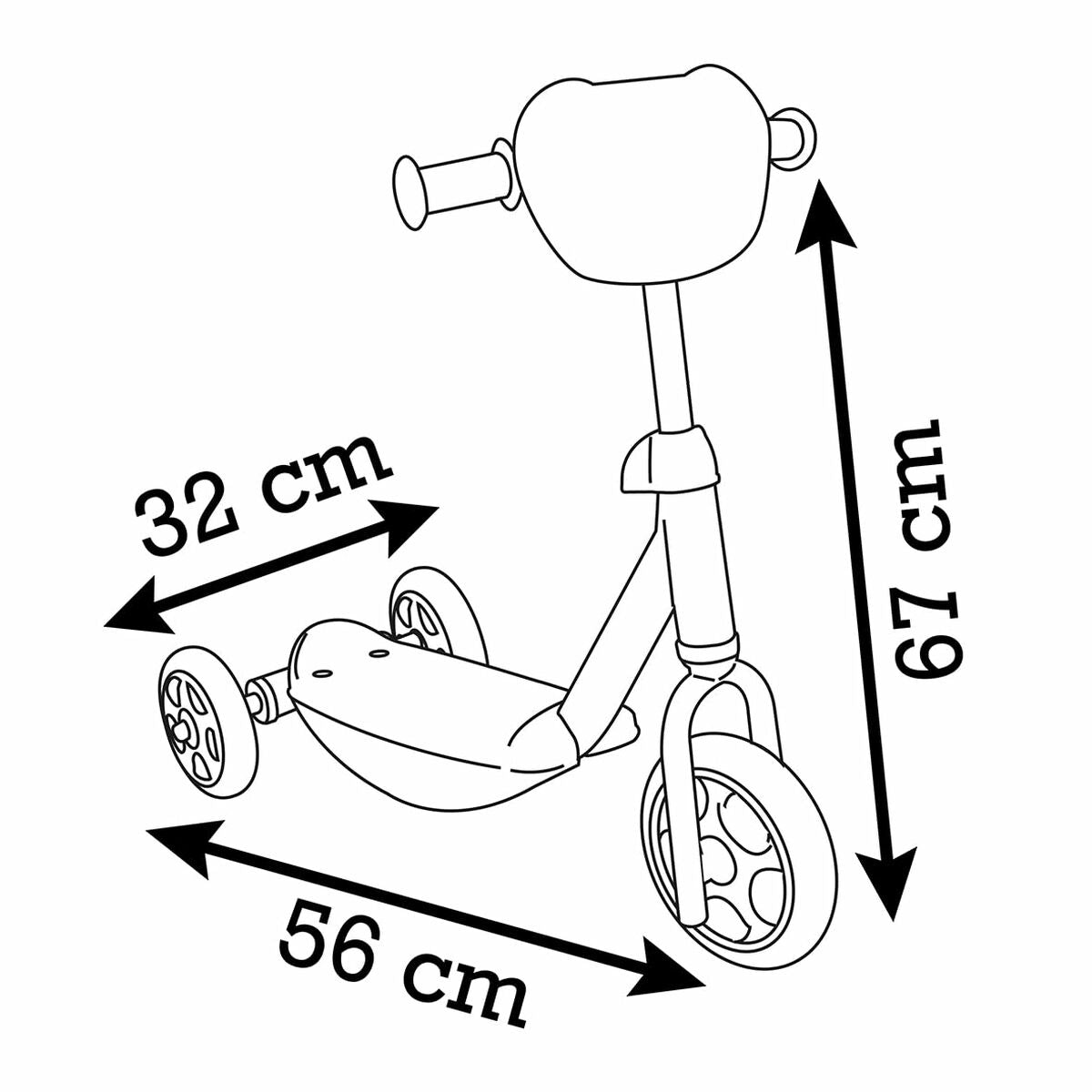 Tricycle Smoby Stitch 3R
