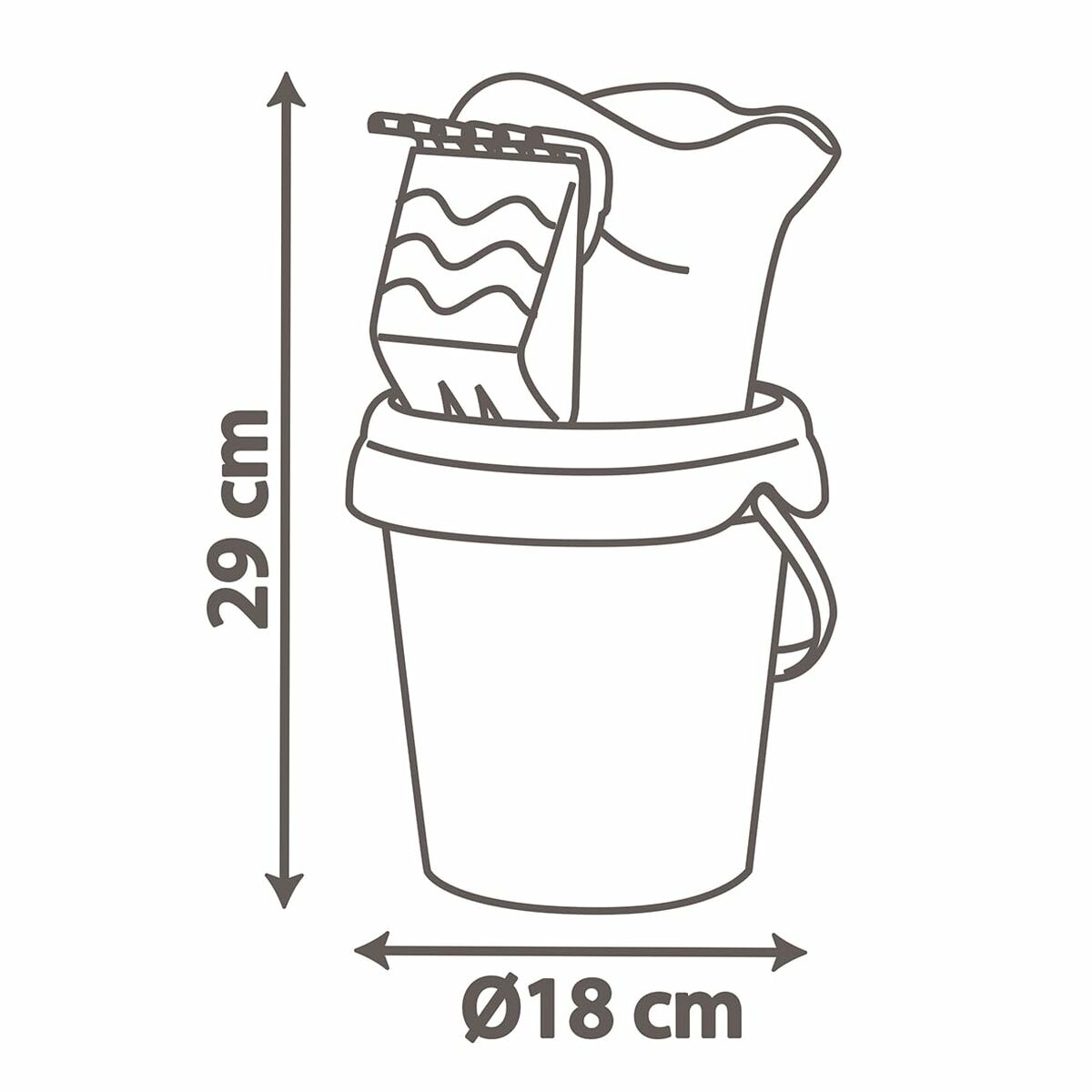 Arrosoir Smoby Spidey Bucket MM Garni Plastique