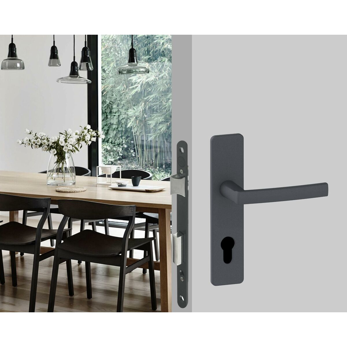 Serrure à mortaiser Yale Y60R-A50/N Acier 7,7 x 2 x 23 cm