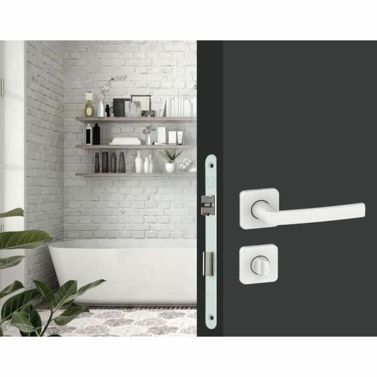 Serrure à mortaiser Yale 6,2 x 2 x 23 cm Acier