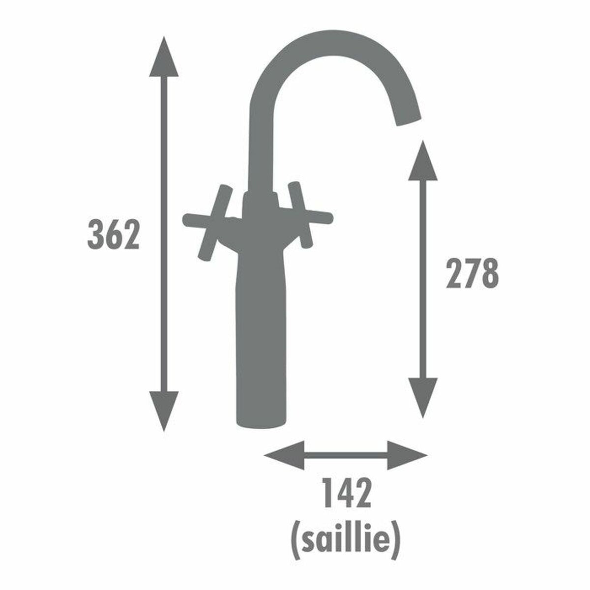 Mitigeur Edouard Rousseau Noir
