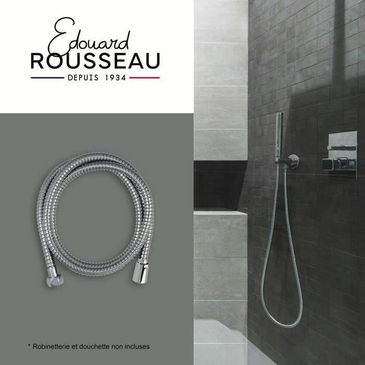 Tuyau de douche Edouard Rousseau 1,5 m