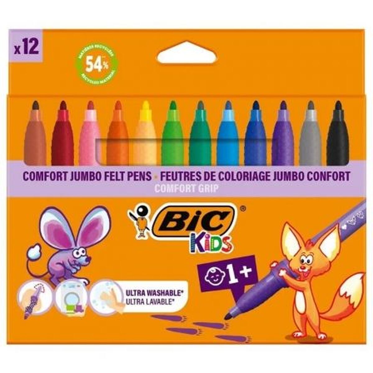 Kit de Dessin Bic 517250 Multicouleur (12 Unités)