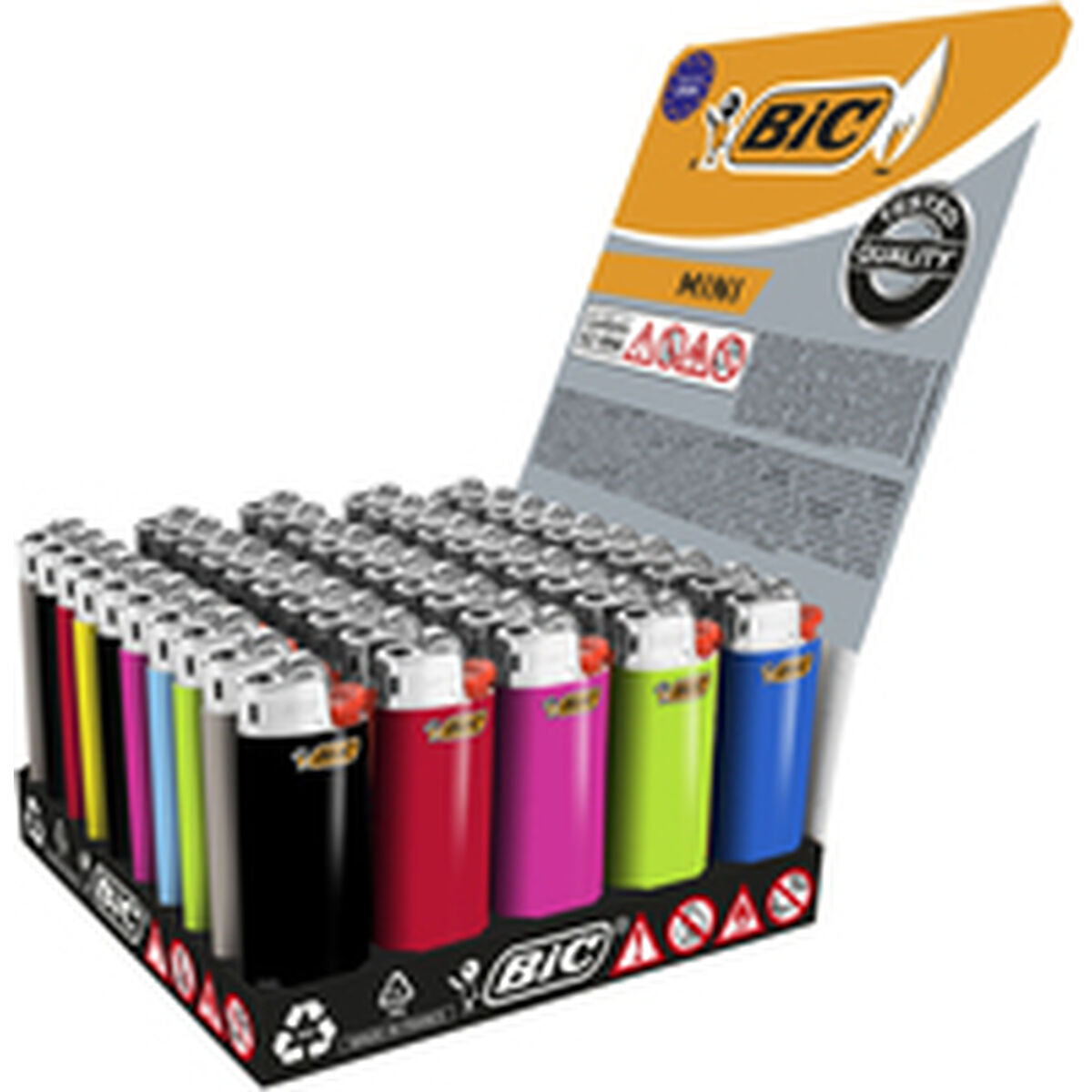Allume Bic mini j25 Multicouleur 50 Unités