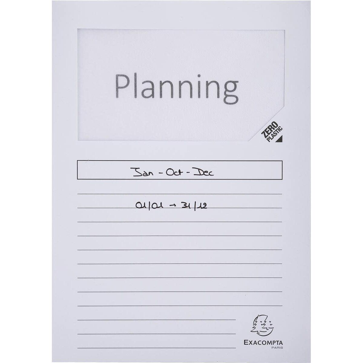 Sous-dossier Exacompta Forever Blanc A4 100 Pièces (4 Unités)