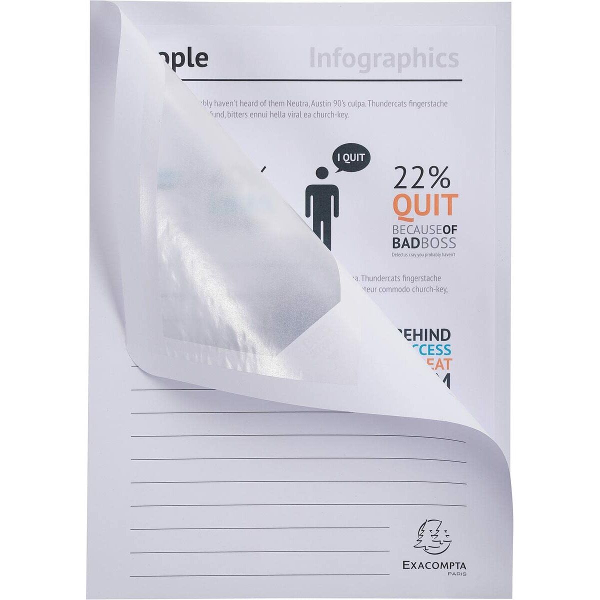 Sous-dossier Exacompta Forever Blanc A4 100 Pièces (4 Unités)