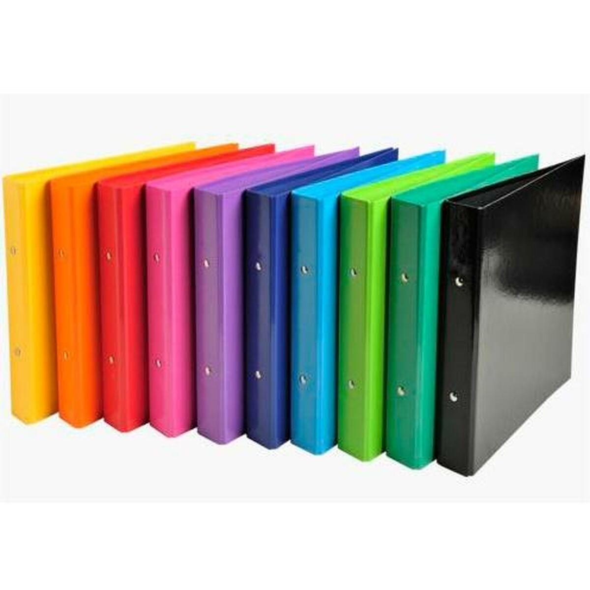 Reliure à anneaux Exacompta Multicouleur A5 (10 Unités)