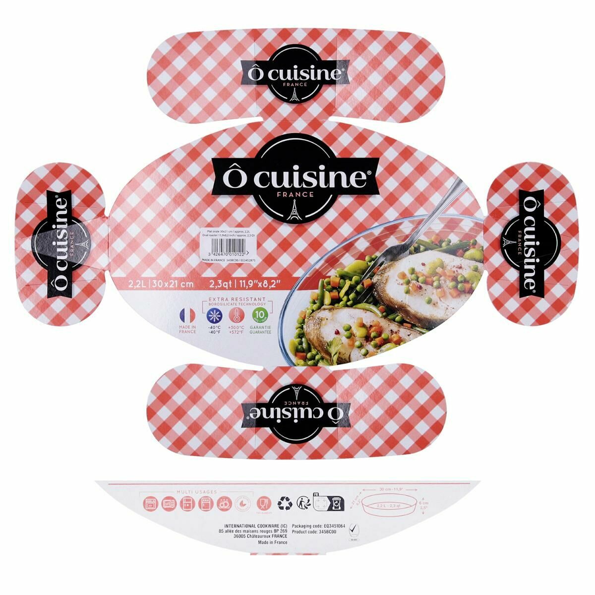 Moule à gâteaux Pyrex Classic Vidrio Ø 26 cm Transparent