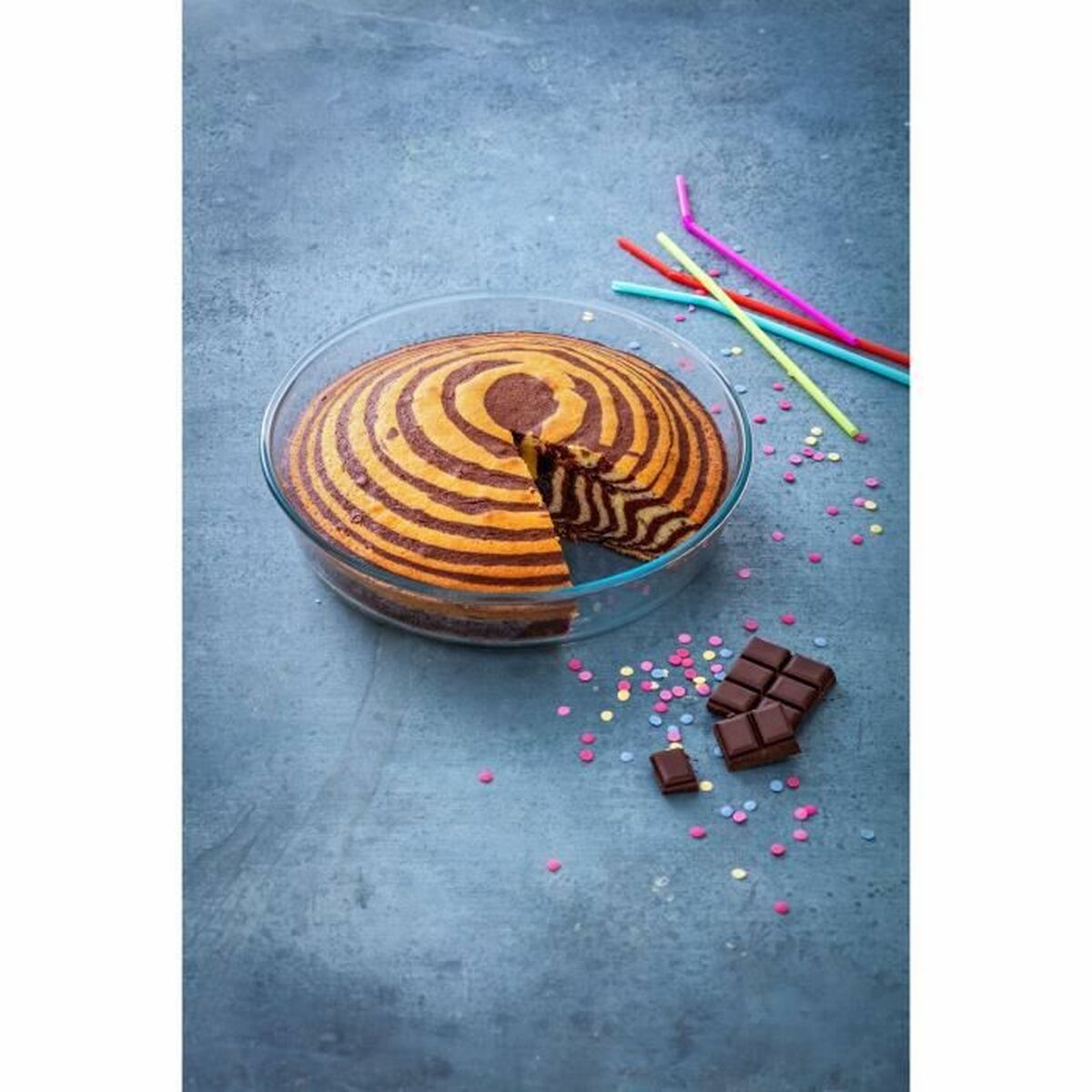 Moule à gâteaux Pyrex Classic Vidrio Ø 26 cm Transparent