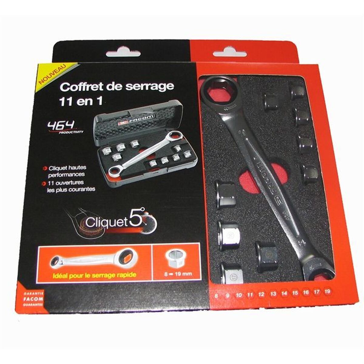 Clé à cliquet Facom Acier 15 x 6 x 21 cm