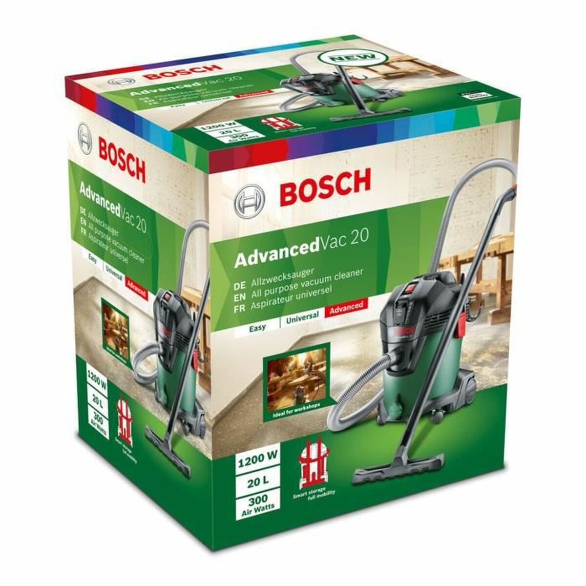 Aspirateur BOSCH  Advancedvac 20 1200 W 20 L