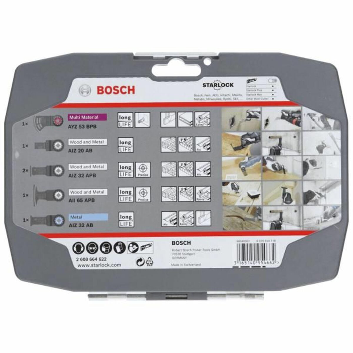 Ensemble de forets BOSCH 2608664622 Métal