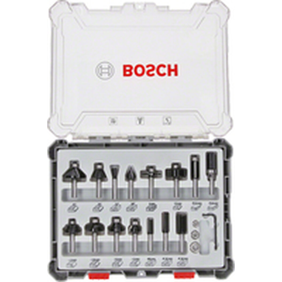 Ensemble d'accessoires BOSCH 2607017471 15 Pièces