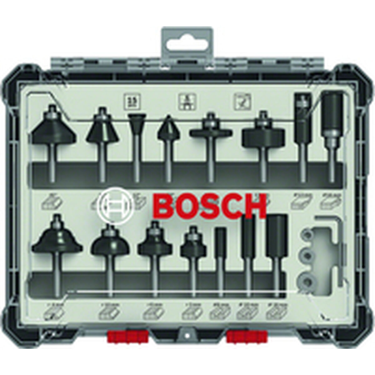 Ensemble d'accessoires BOSCH 2607017471 15 Pièces