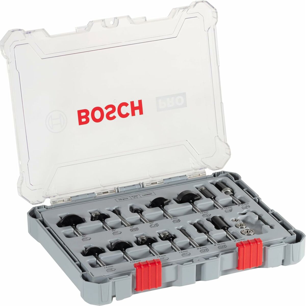 Ensemble d'accessoires BOSCH 2607017471 15 Pièces