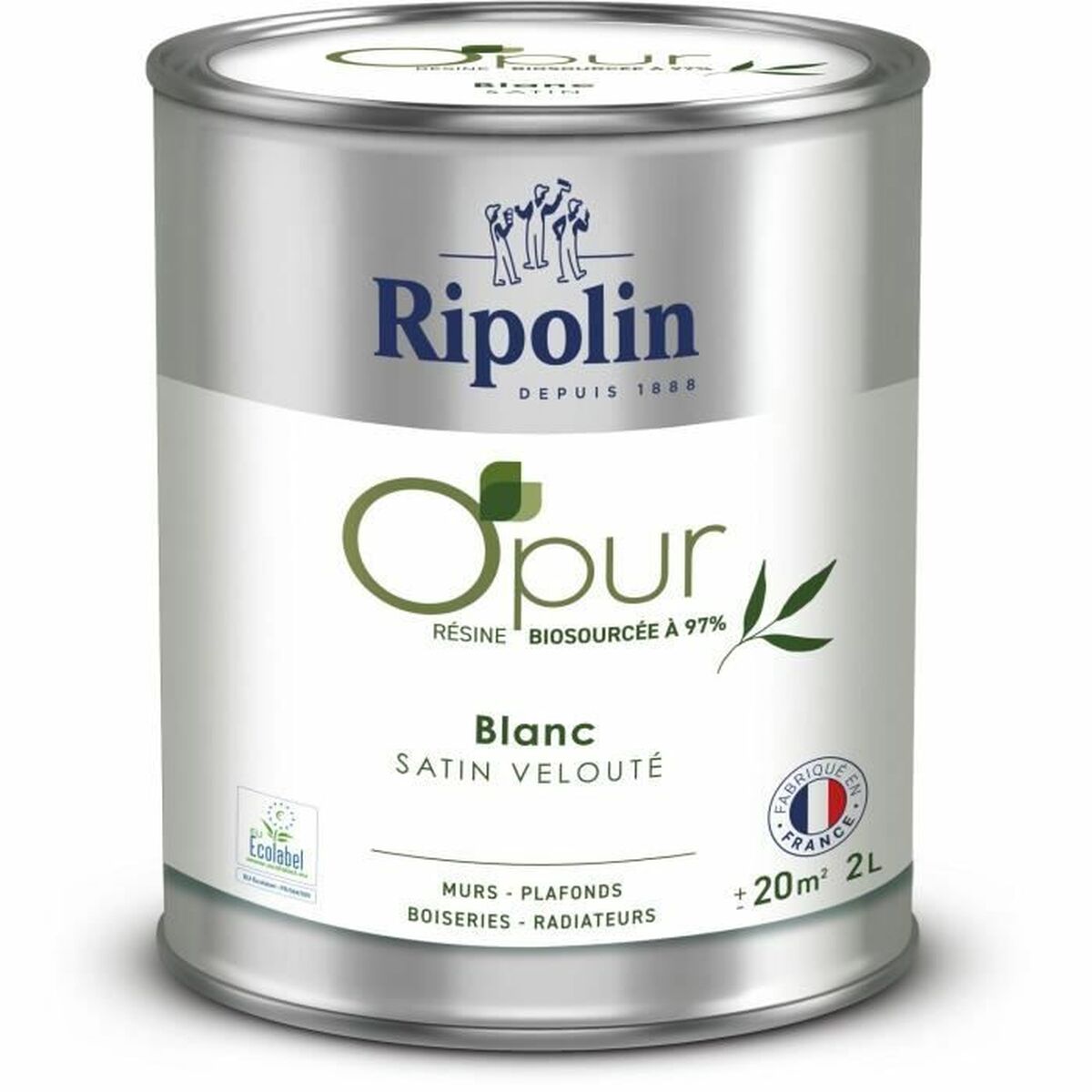 Peinture d'Apprêt Ripolin Blanc Satiné 2 L
