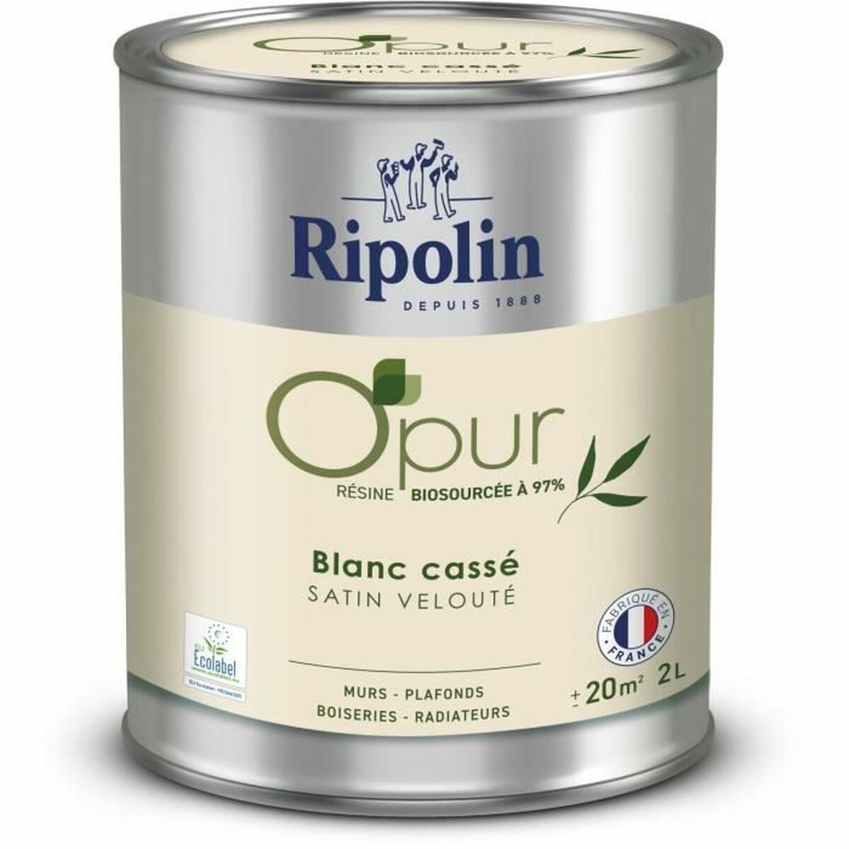Peinture d'Apprêt Ripolin Blanc Satiné 2 L