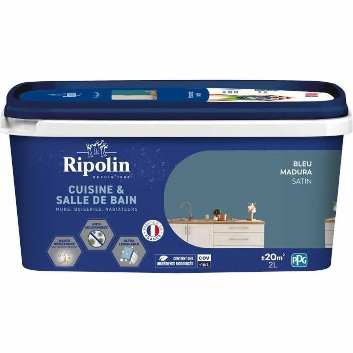 Peinture d'Apprêt Ripolin Mat 2 L