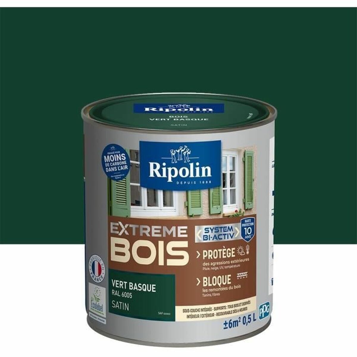 Peinture d'Apprêt Ripolin Vert Satiné 500 ml