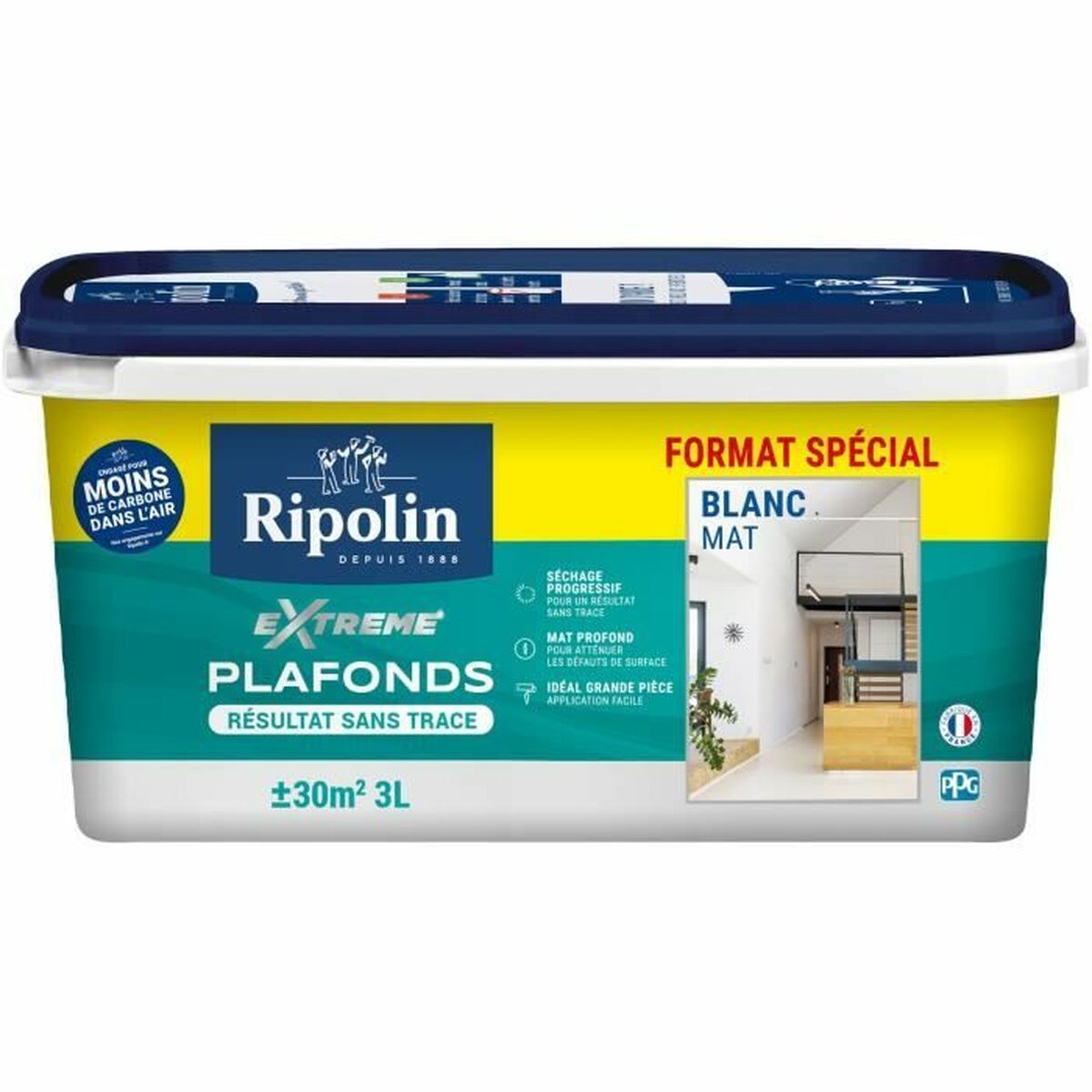 Peinture d'Apprêt Ripolin Blanc Mat 3 L