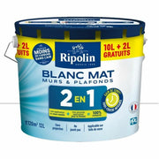 Peinture d'Apprêt Ripolin Blanc Mat 12 L