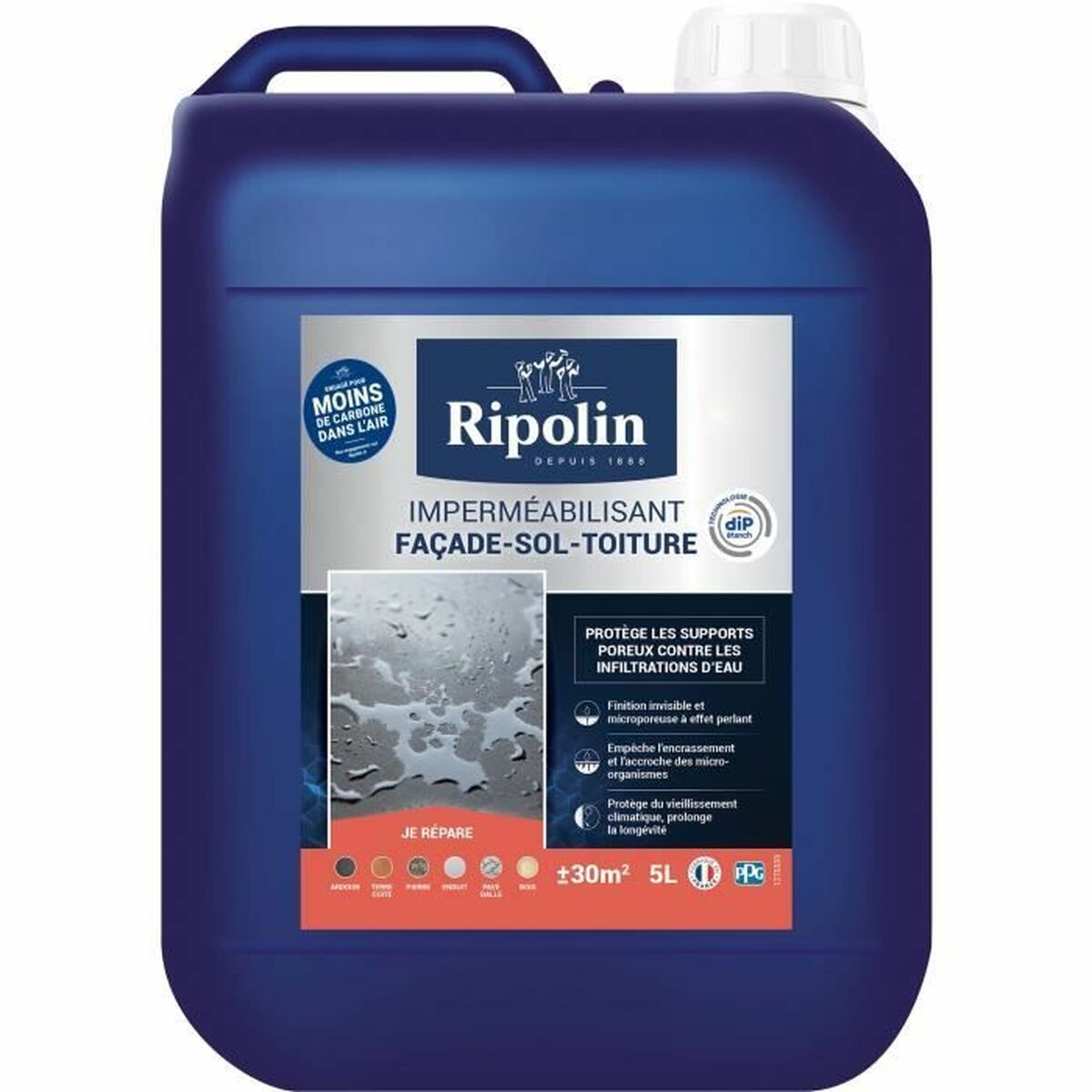 Peinture d'Apprêt Ripolin Transparent 5 L