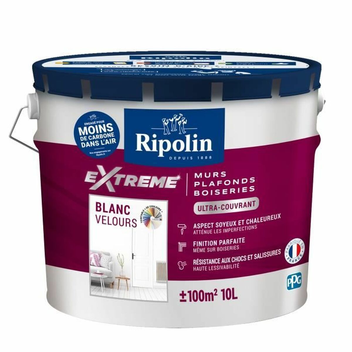 Peinture d'Apprêt Ripolin Blanc 10 L Mat
