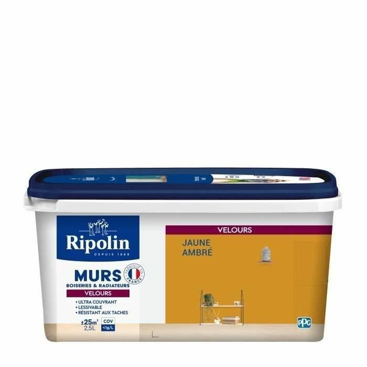 Peinture Ripolin Jaune 2,5 L