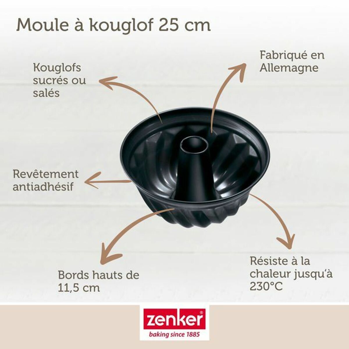 Moule amovible Zenker