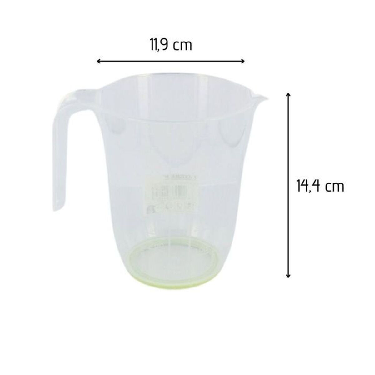 Poche à douille pour pâtisserie FM Professional Transparent Poche à douille pour pâtisserie Pot mesureur 1 L