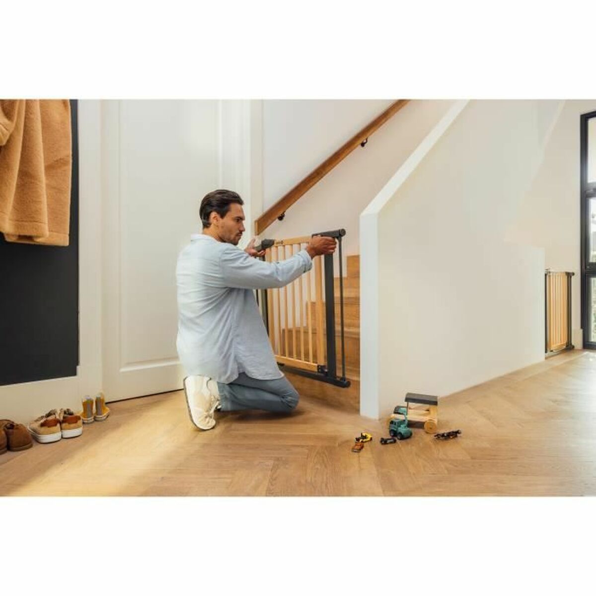 Extension de barrières Safety 1st Gris Métal