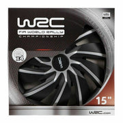 Enjoliveur WRC 7598 Gris Noir/Gris 15" 4 Pièces