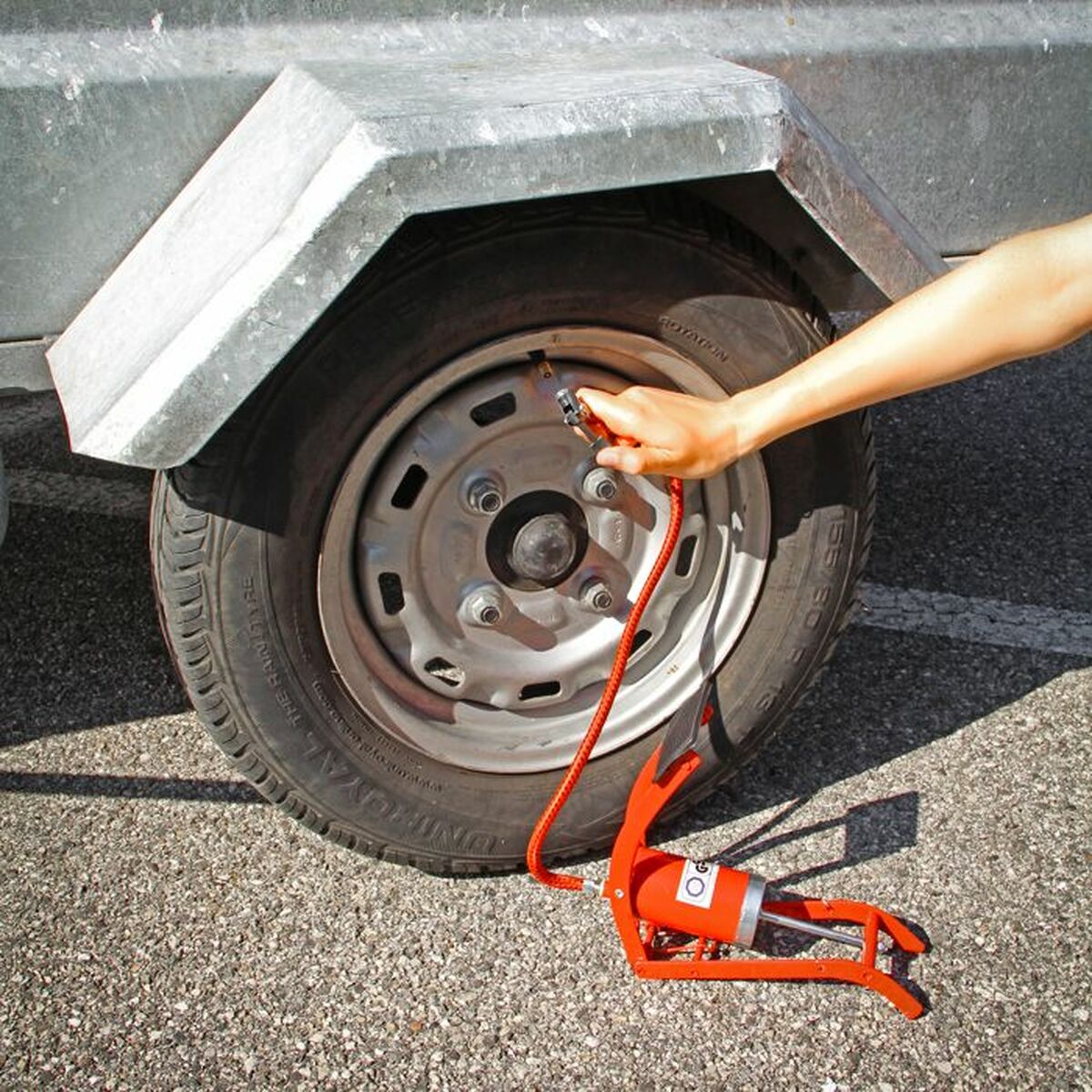 Pompe à Pied Precision Steel Orange