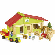 Ferme avec animaux Jeujura Wooden Farm Playset