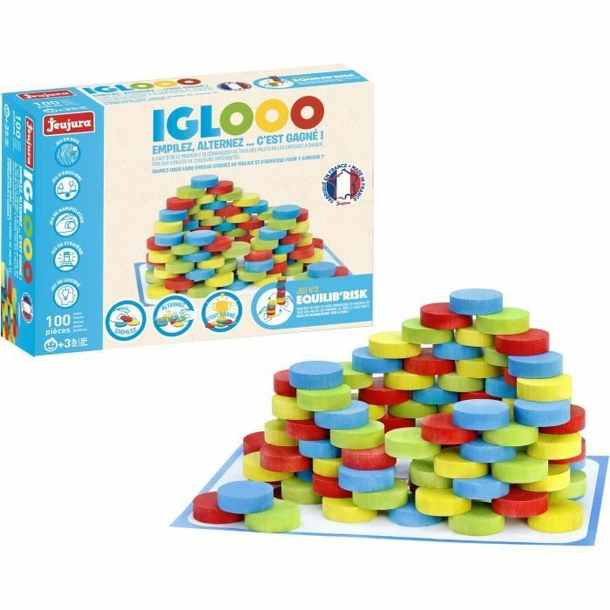 Jeu de société Jeujura Iglooo 23 x 9 x 33 cm