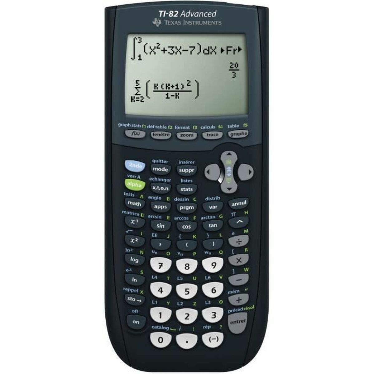 Calculatrice scientifique Texas Instruments Noir