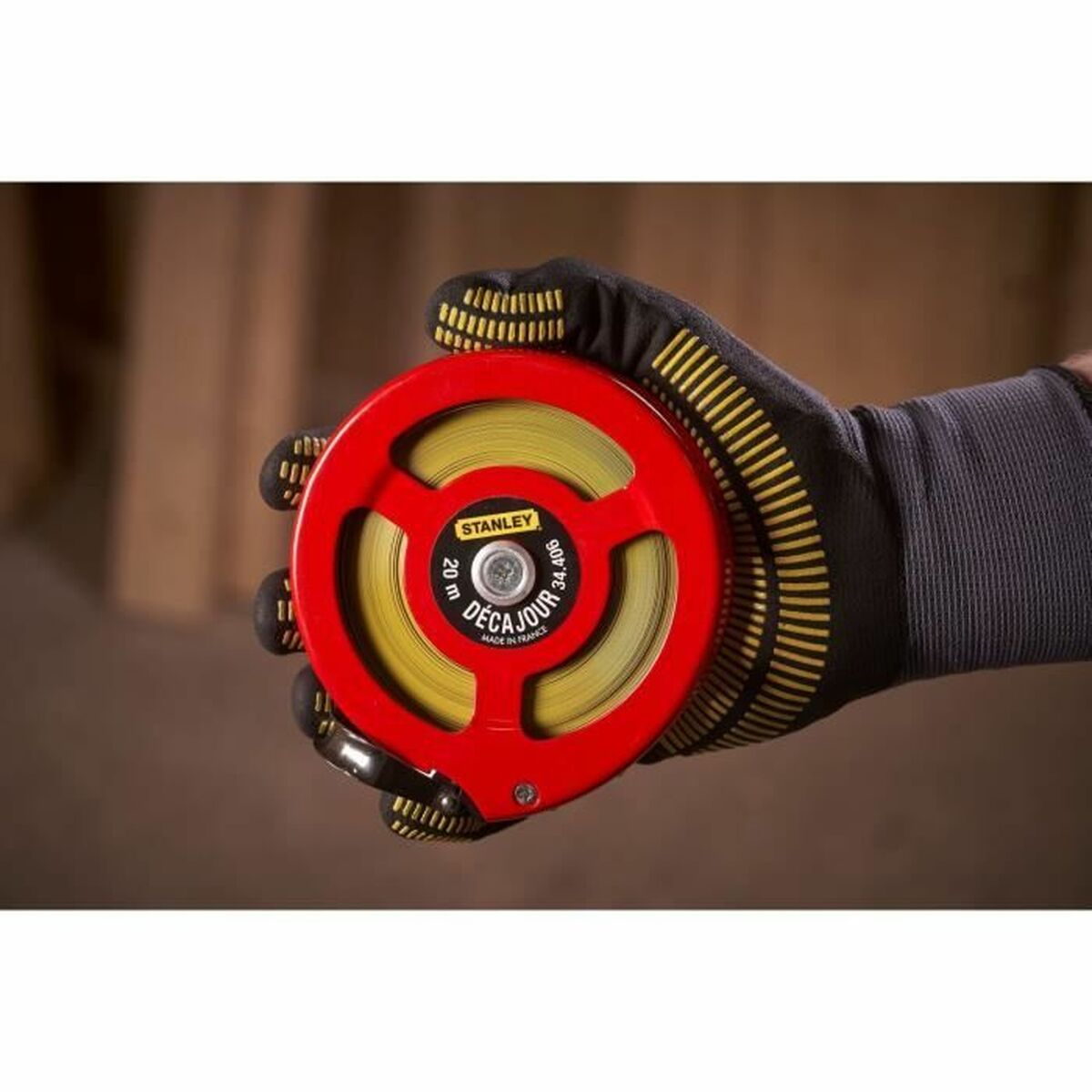 Flexomètre Stanley 0-34-406 Acier Chrome 20 m