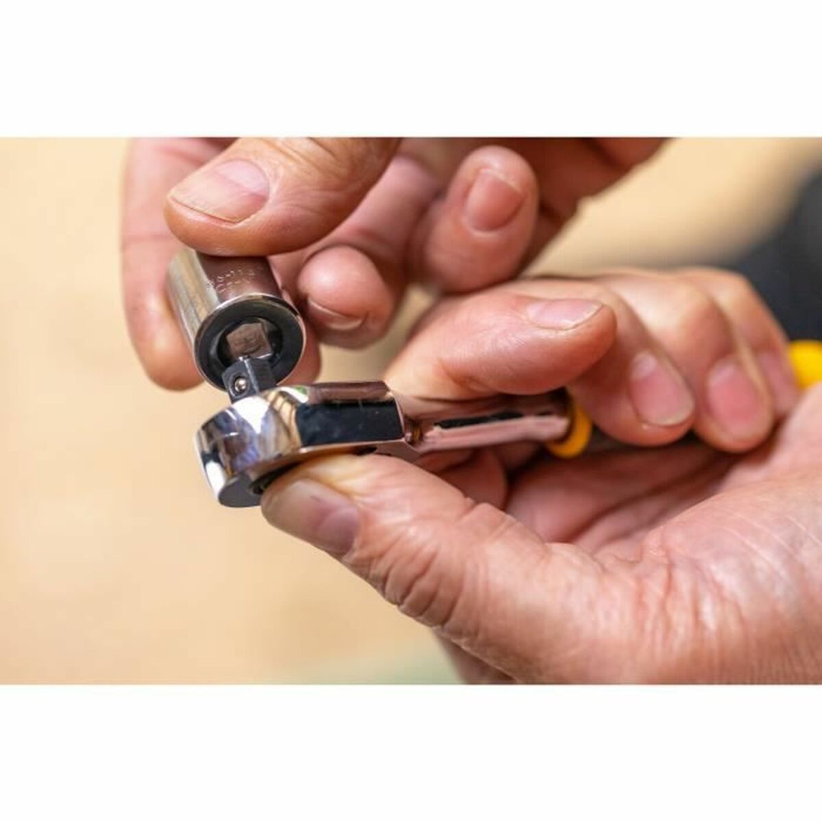 Clé à cliquet Stanley 72 DET STMT82666-0 1/4" Métal 11 Pièces