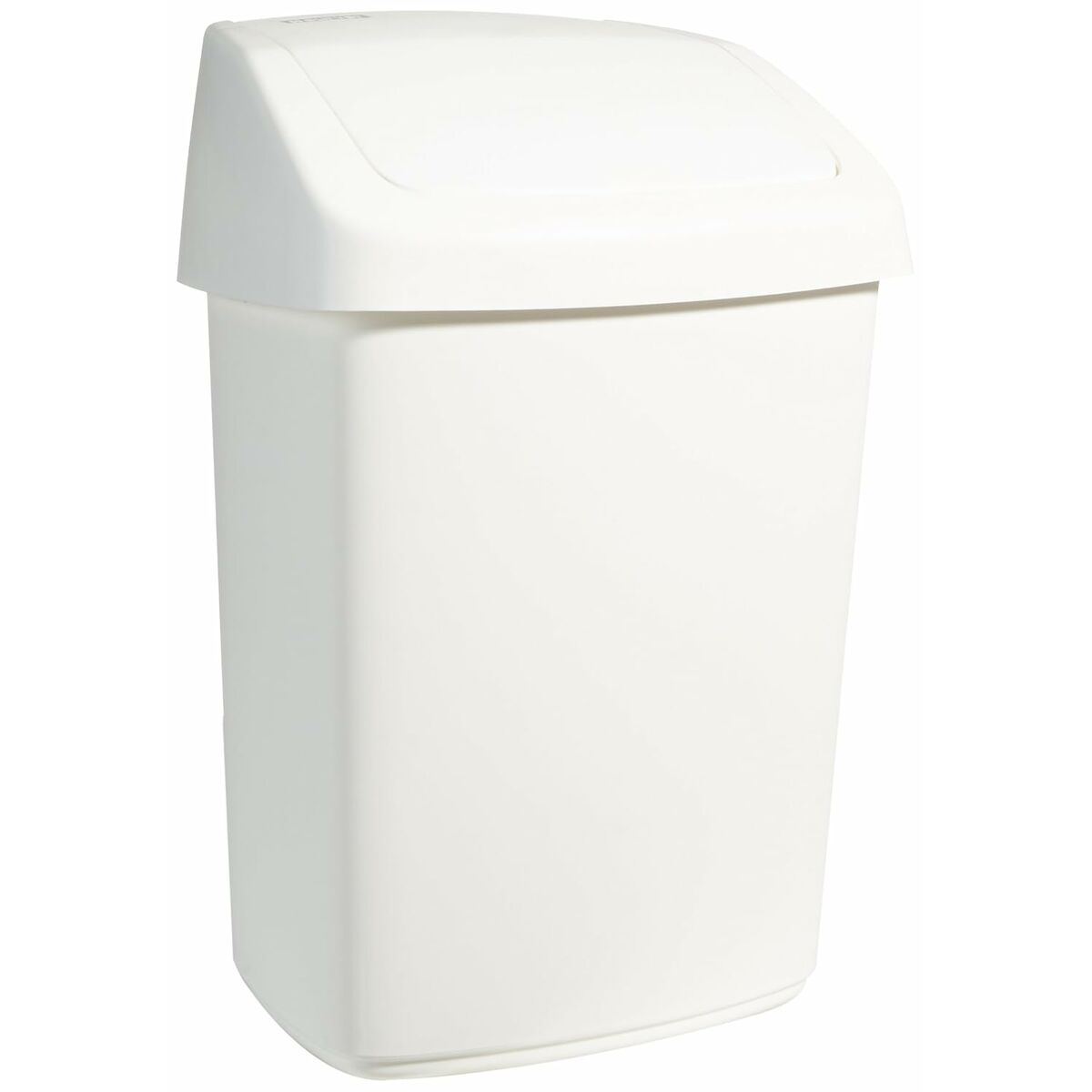 Poubelle Rubbermaid TAPA BASCULANTE Blanc Noir Plastique 25 L
