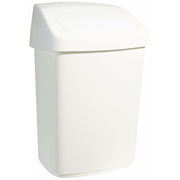 Poubelle Rubbermaid TAPA BASCULANTE Blanc Noir Plastique 25 L