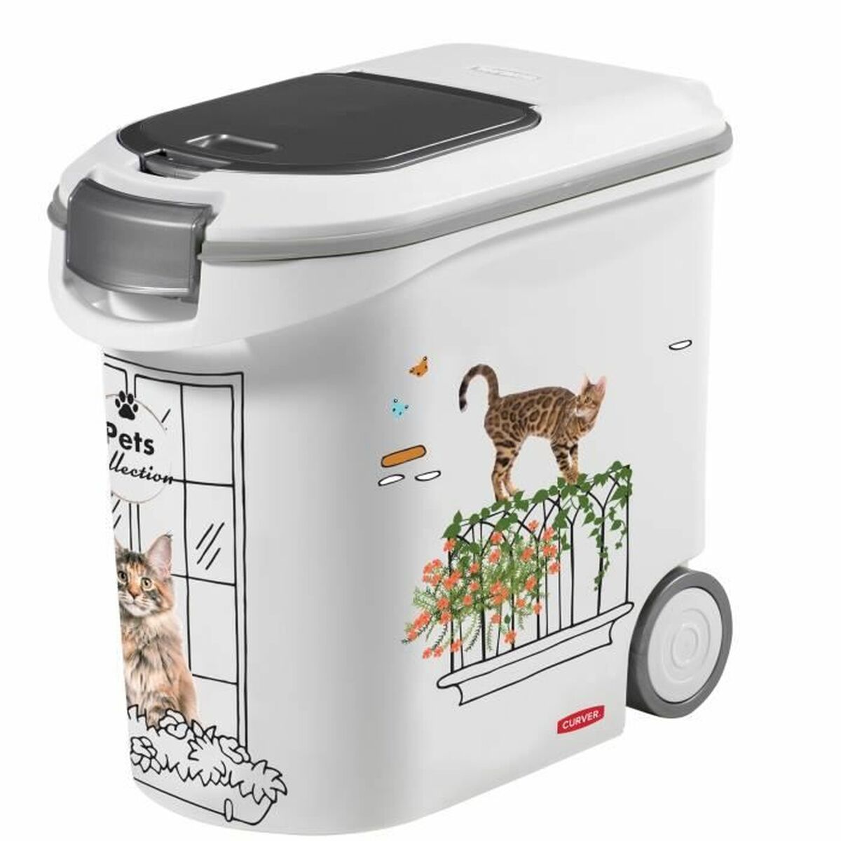Récipient de Conservation des Aliments Curver Blanc 35 L