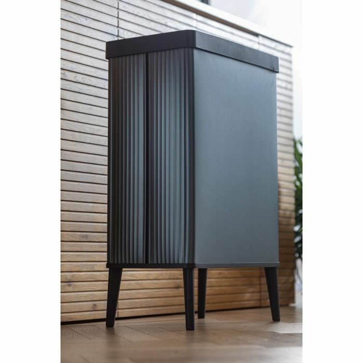 Poubelle Curver VERTO Gris Plastique 54 L