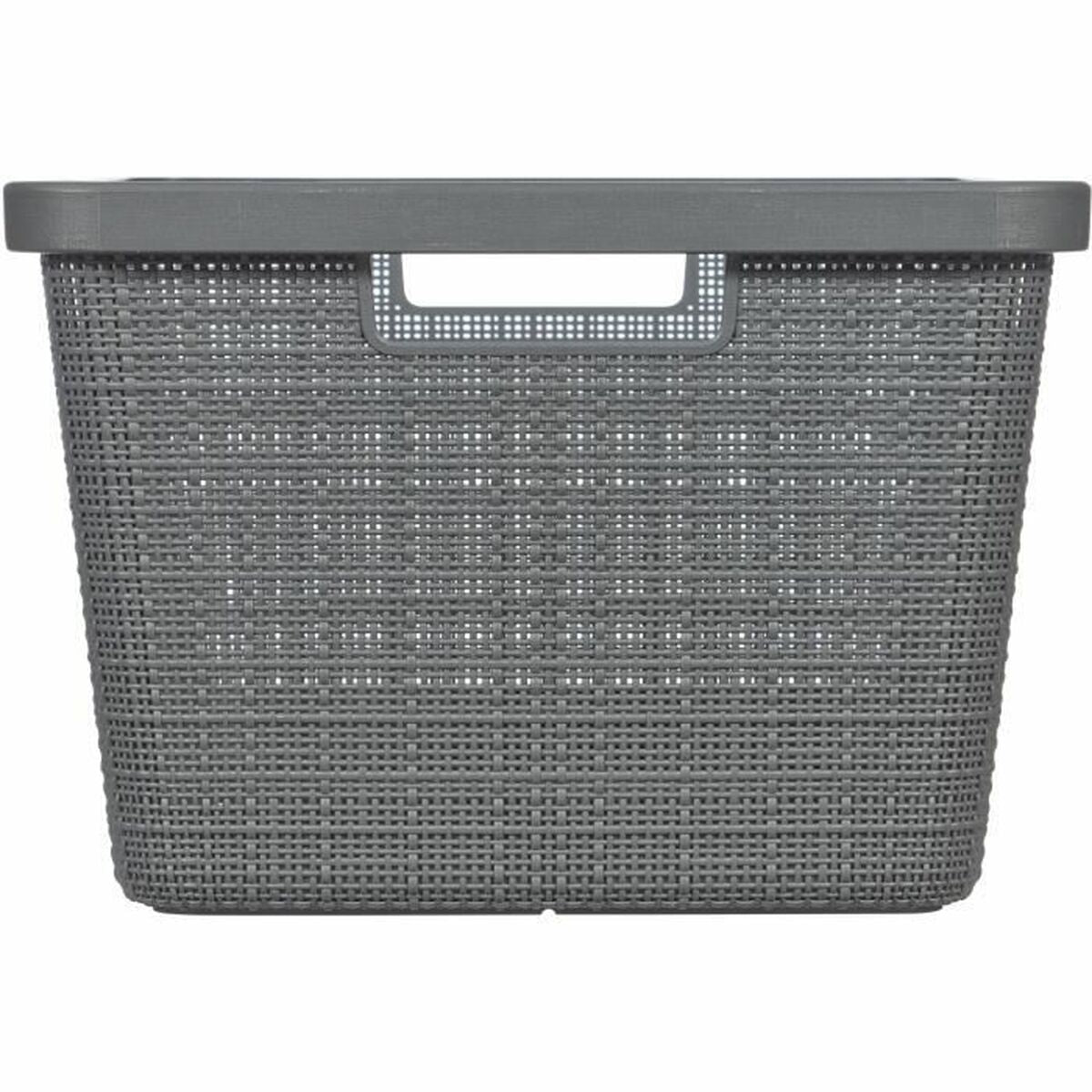 Panier Multi-usages Curver Gris foncé Jute Plastique