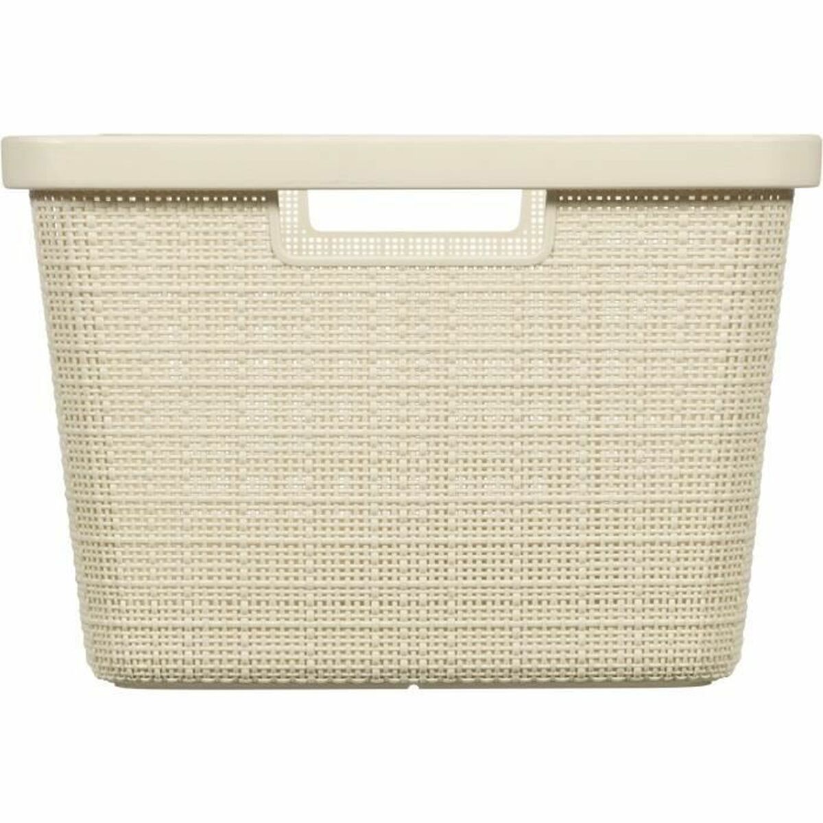 Panier à linge Curver Yute Blanc Plastique 45 L