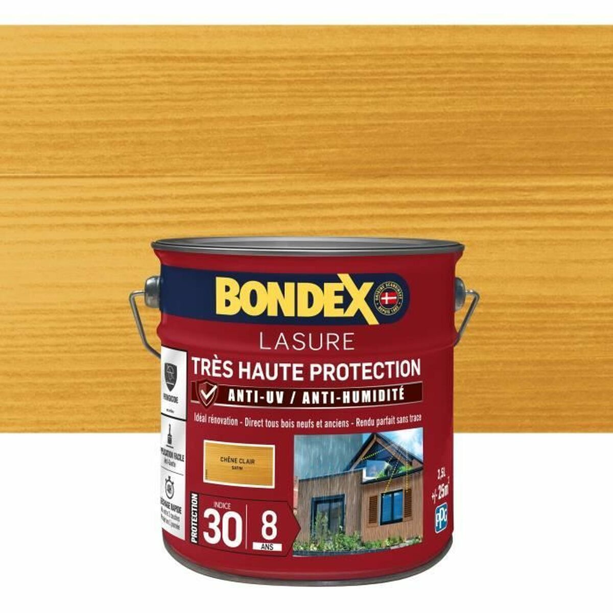 Peinture d'Apprêt Bondex Satiné 2,5 L Beige