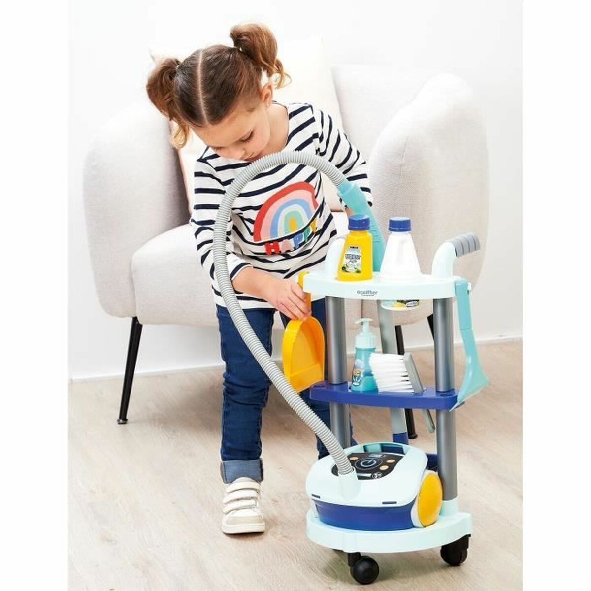Chariot de nettoyage avec accessoires Ecoiffier 2772
