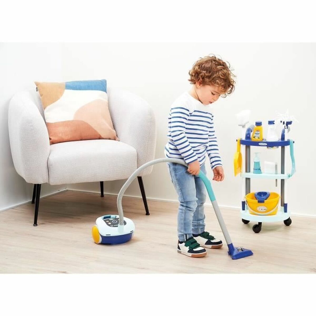 Chariot de nettoyage avec accessoires Ecoiffier 2774