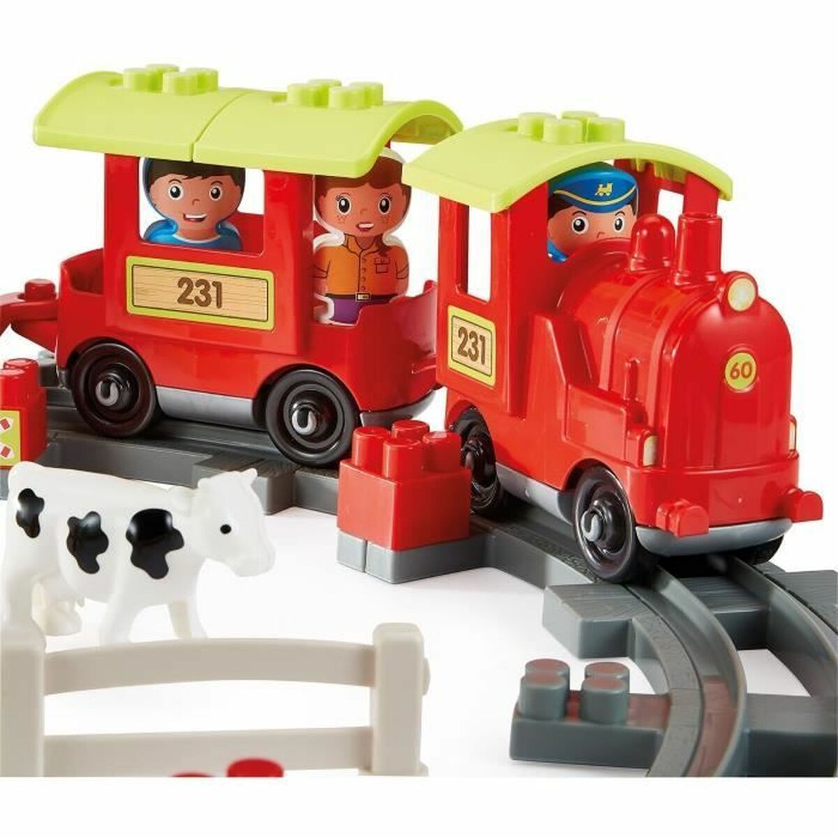 Set de construction Ecoiffier TRAIN DE CAMPAGNE