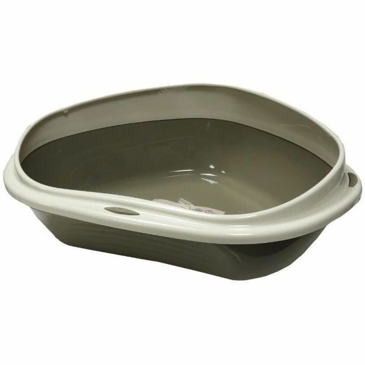 Bac à litière pour chats Aimé Beige Taupe Plastique
